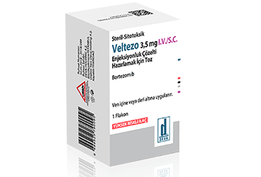 VELTEZO 3,5 MG IV/SC ENJEKSIYONLUK COZELTI HAZIRLAMAK ICIN TOZ